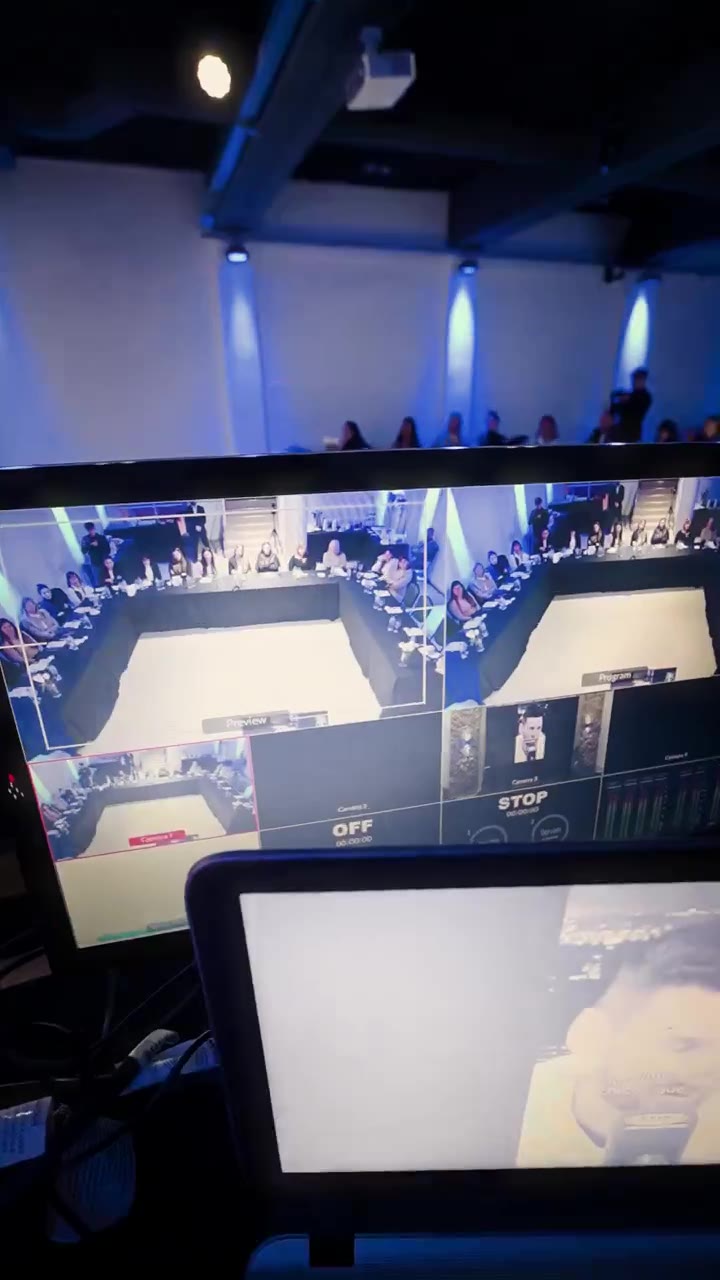 Transmisión en vivo (streaming) para Laboratorios Roche en el salón Mediterráneo, junio 2026